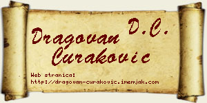 Dragovan Curaković vizit kartica